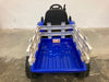 Kindertractor Elektrisch 12V + 2.4G RC + Aanhanger (blauw) - Trapautodealer
