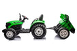 Kindertractor 24V met aanhanger/kipper + 2.4G RC (Groen) - Trapautodealer