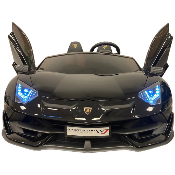 Lamborghini Aventador 2-Persoons Accuauto 24V Drift + 2.4G RC (zwart) - Trapautodealer