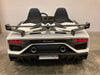Lamborghini Aventador 2-Persoons Kinderauto 24V Drift + 2.4G RC (wit) - Trapautodealer