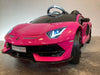 Lamborghini Aventador SVJ Accu Auto 12 Volt + 2.4G RC (roze) - Trapautodealer