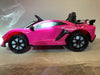 Lamborghini Aventador SVJ Accu Auto 12 Volt + 2.4G RC (roze) - Trapautodealer