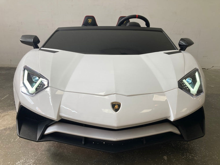 Lamborghini Aventador SV 24V XXL elektrische kinderauto - Trapautodealer