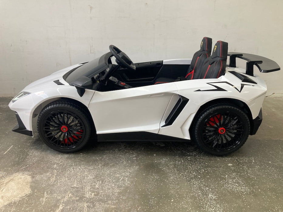 Lamborghini Aventador SV 24V XXL elektrische kinderauto - Trapautodealer