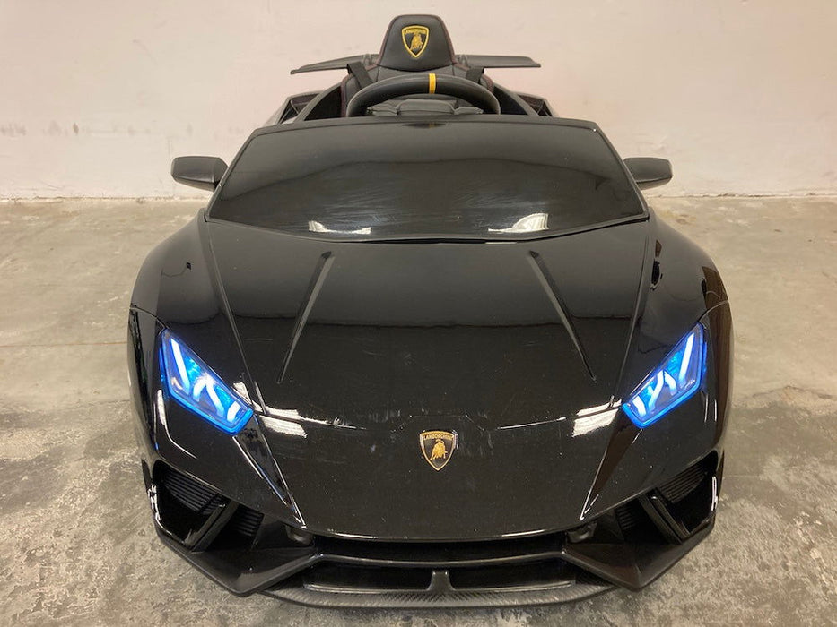Lamborghini Huracan Kinderauto 12V + 2.4G Afstandsbediening (zwart) - Trapautodealer