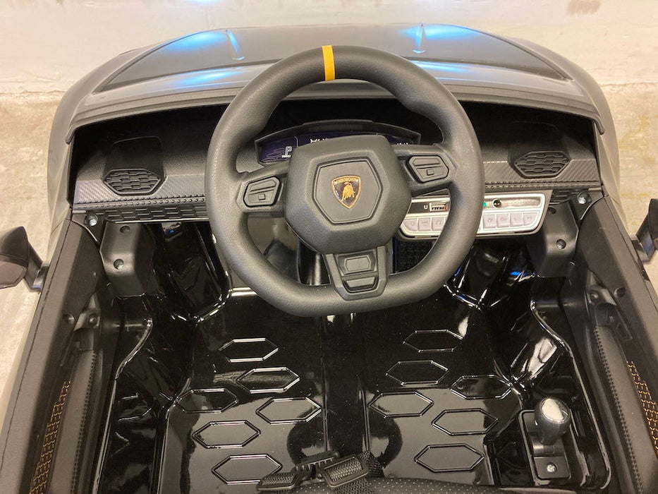 Lamborghini Huracan Kinderauto 12V + 2.4G Afstandsbediening (zwart) - Trapautodealer