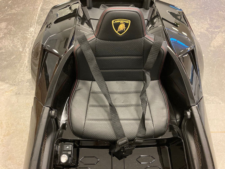Lamborghini Huracan Kinderauto 12V + 2.4G Afstandsbediening (zwart) - Trapautodealer