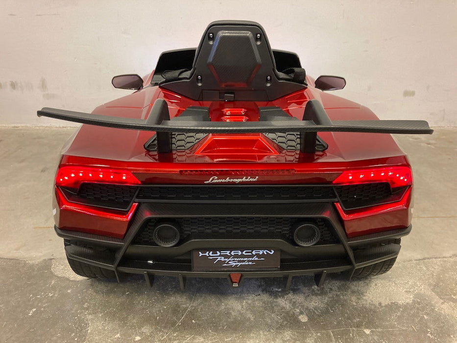 Lamborghini Huracan LP640 Accu Kinderauto 12V + 2.4G RC (rood metallic) - Trapautodealer