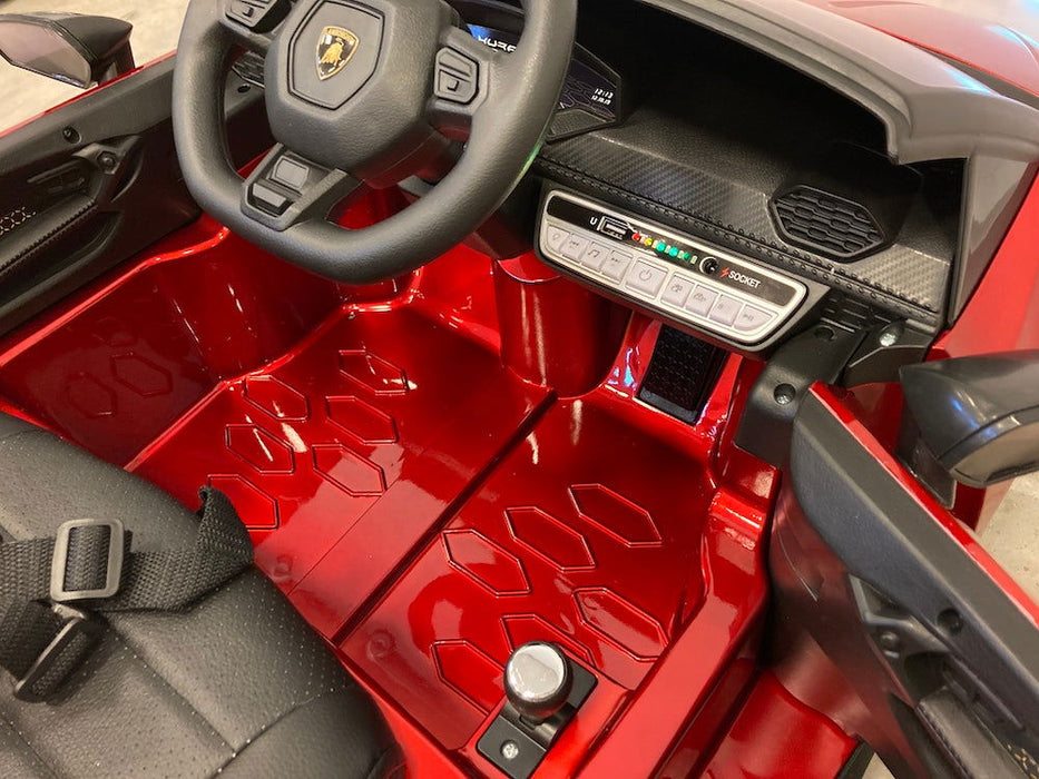 Lamborghini Huracan LP640 Accu Kinderauto 12V + 2.4G RC (rood metallic) - Trapautodealer