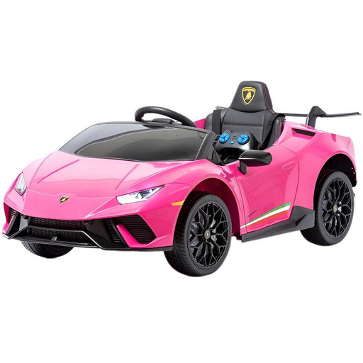 Lamborghini Huracan LP640 Performante Kinderauto 12V + 2.4G RC (roze) - Trapautodealer