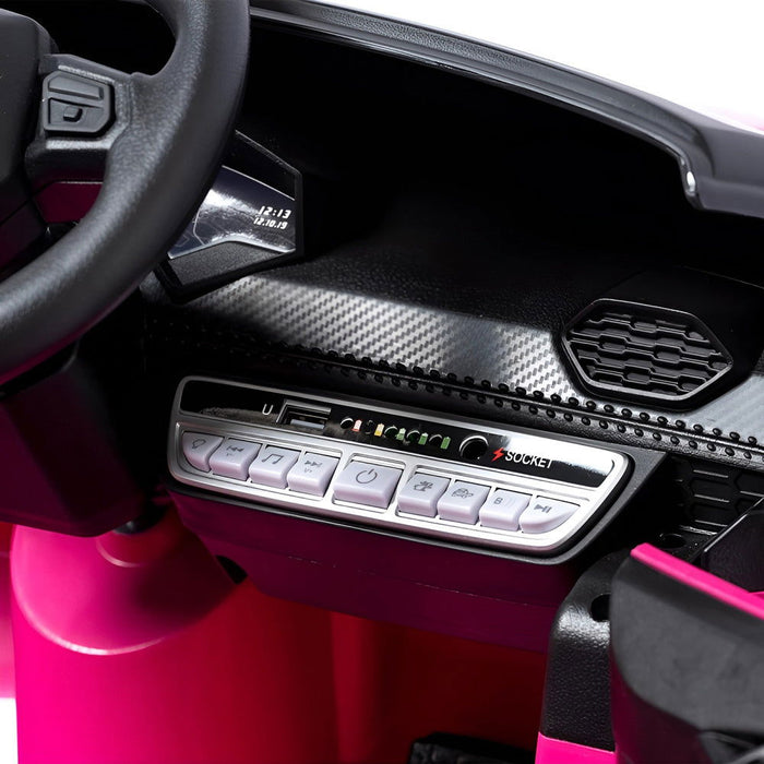 Lamborghini Huracan LP640 Performante Kinderauto 12V + 2.4G RC (roze) - Trapautodealer