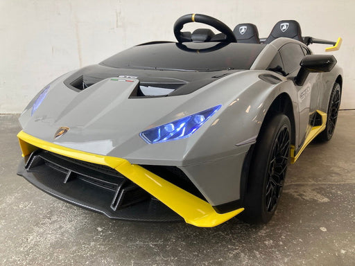 Lamborghini Huracan STO Drift kinderauto 12V + 2.4G RC (grijs) - Trapautodealer