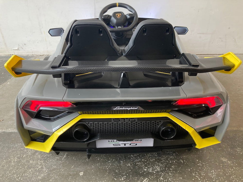 Lamborghini Huracan STO Drift kinderauto 12V + 2.4G RC (grijs) - Trapautodealer