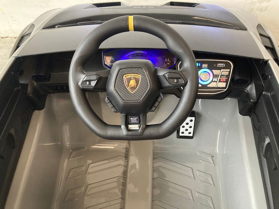 Lamborghini Huracan STO Drift kinderauto 12V + 2.4G RC (grijs) - Trapautodealer