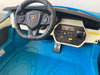 Lamborghini Sian Accuauto 24V 4WD + 2.4G RC 2 persoons (blauw) - Trapautodealer