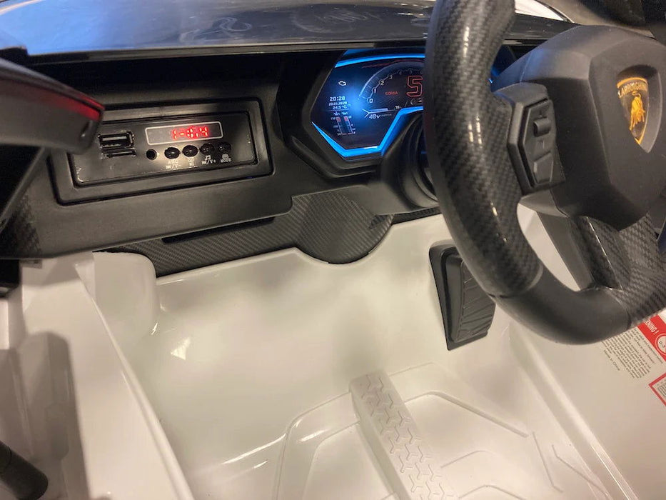 Lamborghini Sian Kinderauto 12V + 2.4G RC (rood) - Trapautodealer
