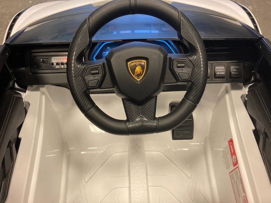 Lamborghini Sian Kinderauto 12V + 2.4G RC (rood) - Trapautodealer