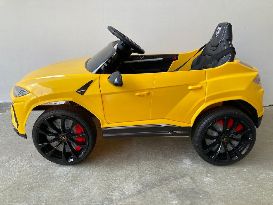 Lamborghini Urus Accu Auto 12 Volt + 2.4G Afstandsbediening (Geel) - Trapautodealer