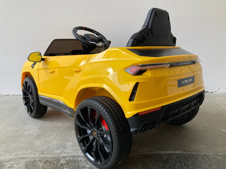 Lamborghini Urus Accu Auto 12 Volt + 2.4G Afstandsbediening (Geel) - Trapautodealer