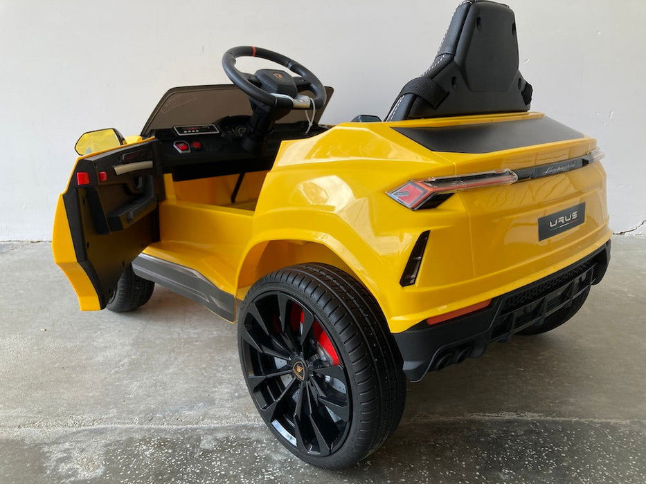 Lamborghini Urus Accu Auto 12 Volt + 2.4G Afstandsbediening (Geel) - Trapautodealer