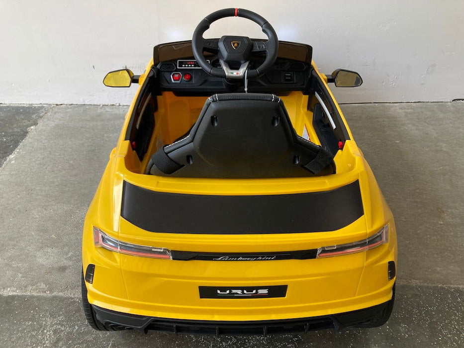 Lamborghini Urus Accu Auto 12 Volt + 2.4G Afstandsbediening (Geel) - Trapautodealer
