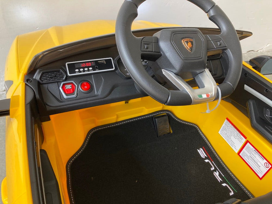 Lamborghini Urus Accu Auto 12 Volt + 2.4G Afstandsbediening (Geel) - Trapautodealer