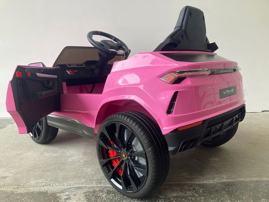 Lamborghini Urus Accu Auto 12 Volt + 2.4G Afstandsbediening (roze) - Trapautodealer