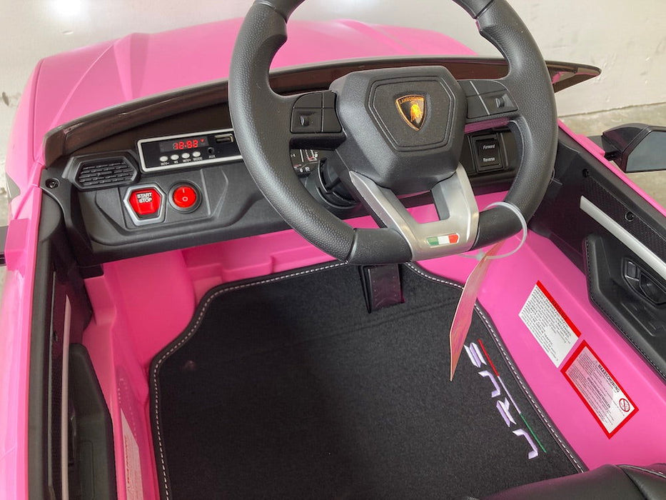 Lamborghini Urus Accu Auto 12 Volt + 2.4G Afstandsbediening (roze) - Trapautodealer