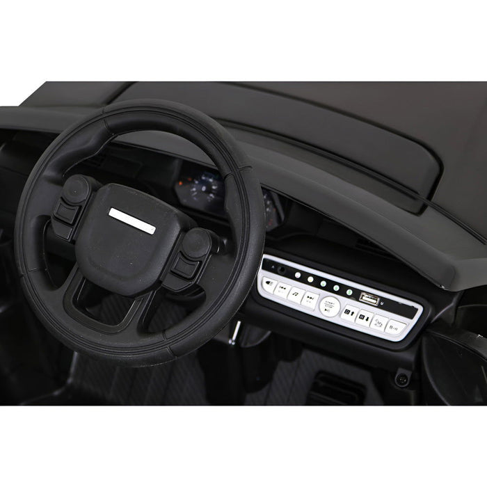 Land Rover Discovery Sport Kinderauto 12V + 2.4G RC (zwart) - Trapautodealer