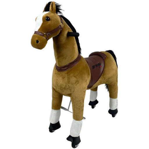 Lichtbruin Met Witte Bles Speelgoed Paard My Pony (4-9 jaar) (MP2007-M) - Trapautodealer