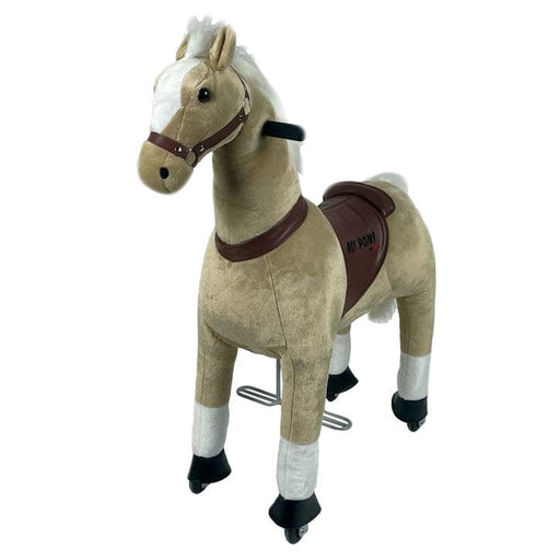 Lichtbruin My Pony Paard Op Wielen (4-9 jaar) (MP2024-M) - Trapautodealer