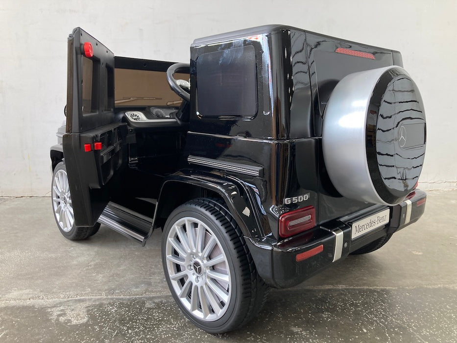 Mercedes G500 Accu Auto 12V + 2.4G Afstandsbediening (zwart) - Trapautodealer