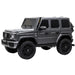 Mercedes G63 XL AMG Deluxe Kinderauto 24V 4WD grijs metallic twee persoons - Trapautodealer