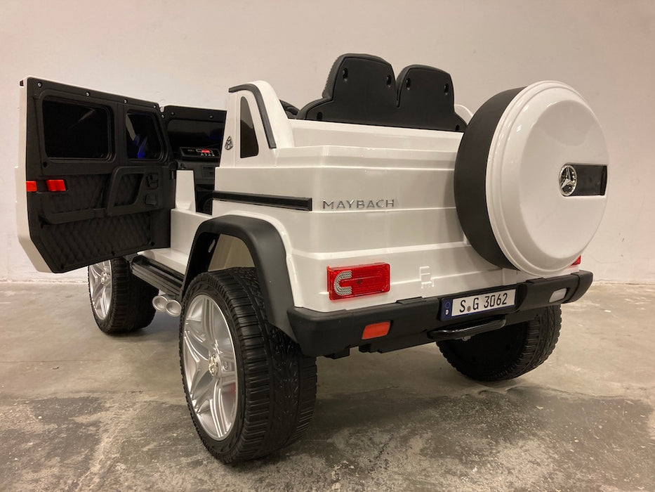 Mercedes Maybach G650 Kinderauto 12V + 2.4G RC (wit) - Trapautodealer
