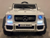 Mercedes Maybach G650 Kinderauto 12V + 2.4G RC (wit) - Trapautodealer