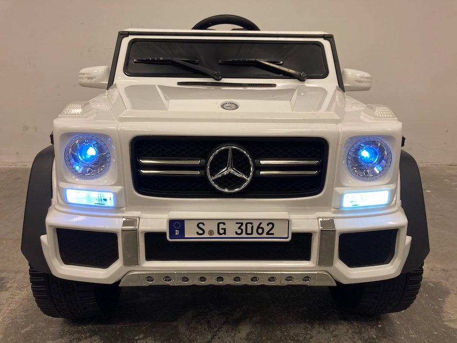 Mercedes Maybach G650 Kinderauto 12V + 2.4G RC (wit) - Trapautodealer