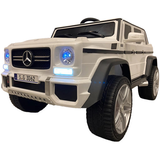 Mercedes Maybach G650 Kinderauto 12V 4WD + 2.4G RC (wit) - Trapautodealer