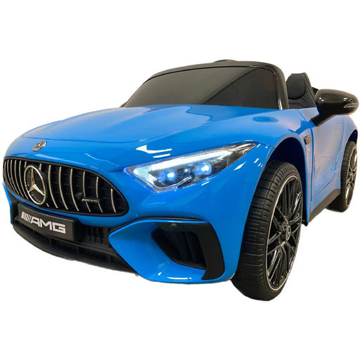Mercedes SL63 AMG Accuauto 12V 4WD + 2.4G Afstandsbediening (blauw) - Trapautodealer