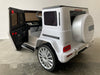 Mercedes-Benz G500 Kinderauto 12 Volt + 2.4G RC (wit) - Trapautodealer