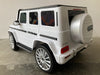 Mercedes-Benz G500 Kinderauto 12 Volt + 2.4G RC (wit) - Trapautodealer