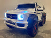 Mercedes G63 AMG 6x6 Kinderauto 12V 4WD + 2.4G RC (wit) - Trapautodealer