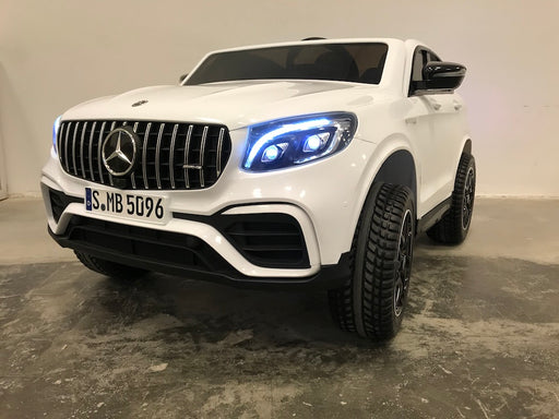 Mercedes GLC63 2-Persoons Accu Auto 12V 4WD + 2.4G RC (wit) - Trapautodealer