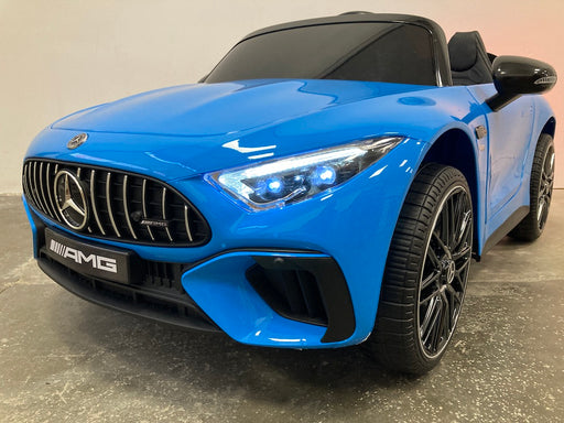 Mercedes SL63 AMG Accuauto 12V 4WD + 2.4G Afstandsbediening (blauw) - Trapautodealer