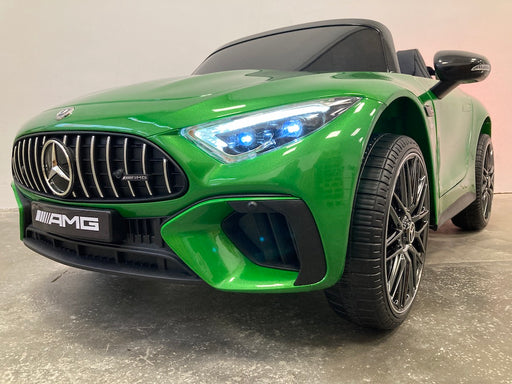 Mercedes SL63 AMG Auto voor Kinderen 12V 4WD + 2.4G RC (groen) - Trapautodealer