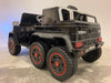 Mercedes-Benz G63 AMG 6x6 Auto Voor Kinderen 12V + 2.4G RC (zwart) - Trapautodealer