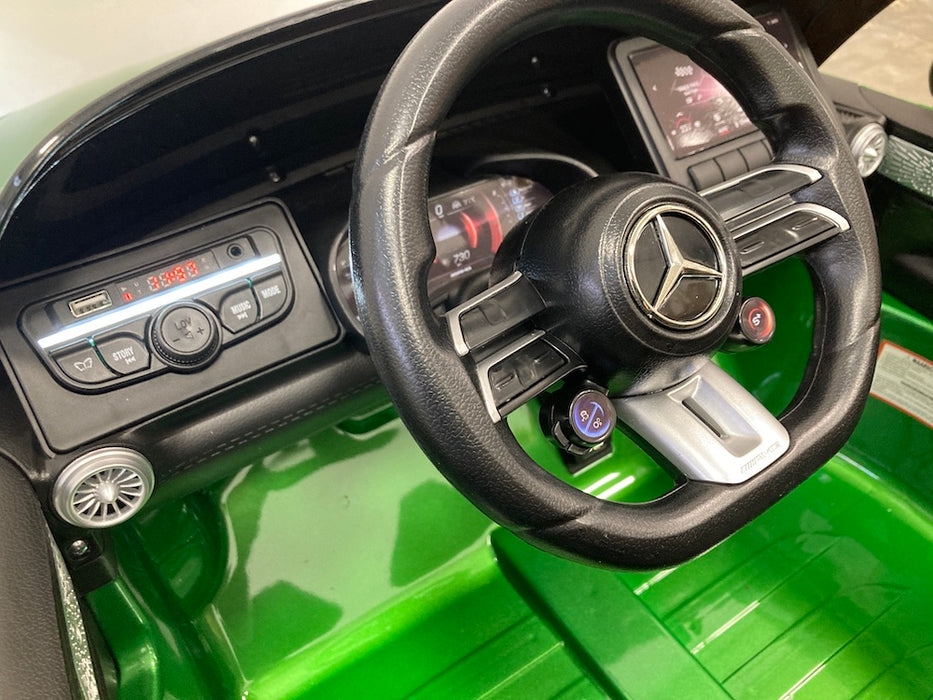 Mercedes SL63 AMG Auto voor Kinderen 12V 4WD + 2.4G RC (groen) - Trapautodealer