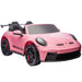 Porsche 911 GT3 elektrische kinderauto 24V 4WD 2 persoons (roze) - Trapautodealer