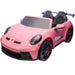 Porsche 911 GT3 elektrische kinderauto 24V 4WD 2 persoons (roze) - Trapautodealer