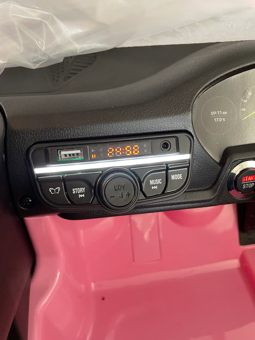 Porsche 911 GT3 elektrische kinderauto 24V 4WD 2 persoons (roze) - Trapautodealer