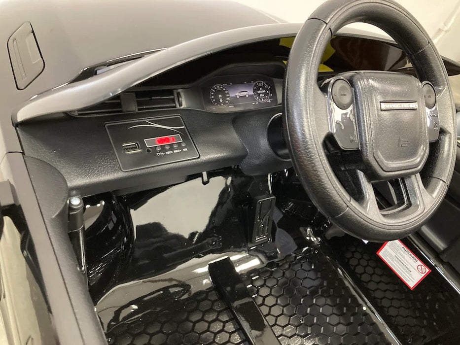 Range Rover Evoque Accu kinderauto 12V 4WD + 2.4G RC (zilvergrijs) - Trapautodealer
